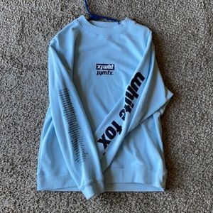 Light blue White Fox long sleeve